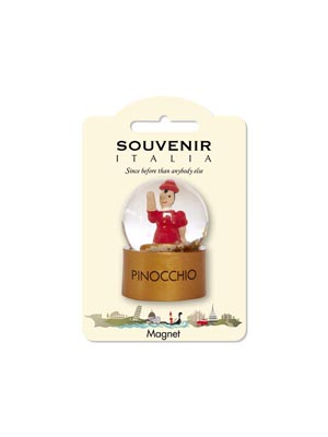 Bolla di Neve magnetica Pinocchio (art. 1084D00103)