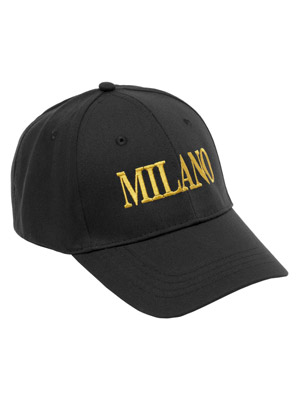 Cappellino Nero Cotone Milano (art. 1116CNL26D002)