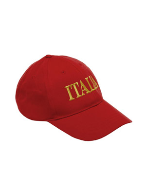 Cappellino Rosso Cotone Italia (art. 1116CRL26D001)