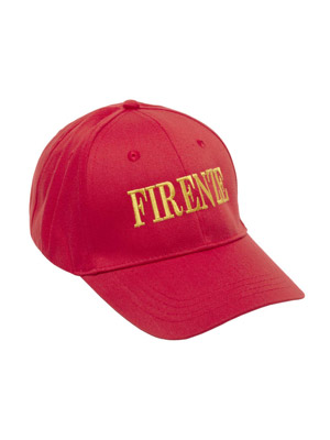 Cappellino Rosso Cotone Firenze (art. 1116CRL26D010)