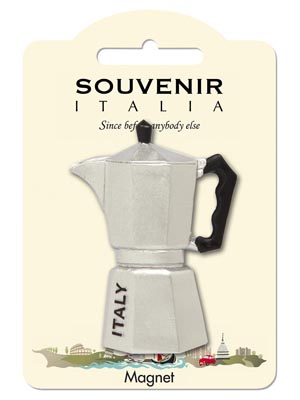Magnete resina Moka Caffè Italy (art. 1134L24D00110)