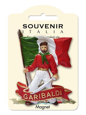 Magnete resina Giuseppe Garibaldi  (art. 1134L24D00146)