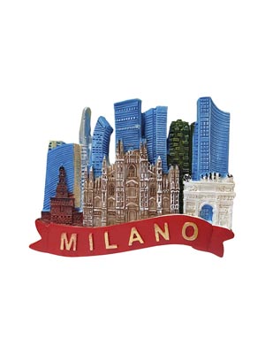 Magnete resina Grattacieli Milano (art. 1134L24D00212)