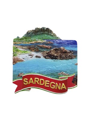 Magnete resina Mare Sardegna Tavolara (art. 1134L24D01208)