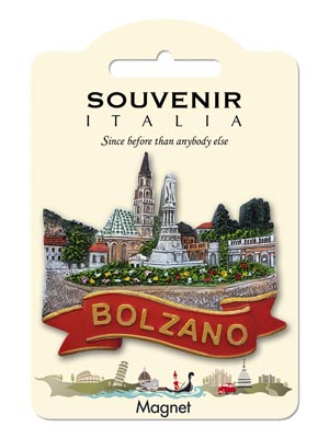 Magnete resina Bolzano Piazza  (art. 1134L24D01701)