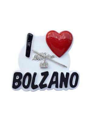 Magnete resina I Love Bolzano  (art. 1134L24D01703)