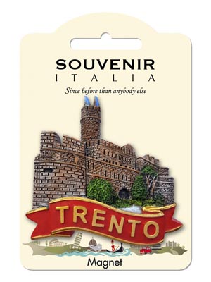 Magnete resina Trento Castello  (art. 1134L24D01802)