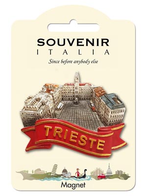 Magnete resina Piazza Trieste  (art. 1134L24D04203)