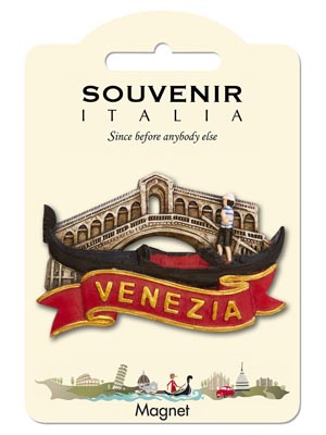Magnete resina Gondola Venezia Ribbon (art. 1134L24D04707)