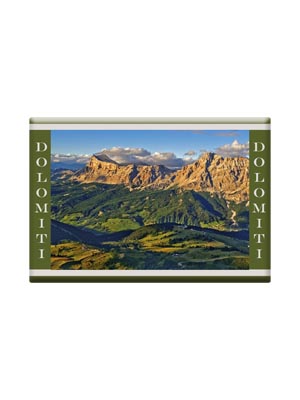 Magnete flag Veduta Dolomiti  (art. 1135L17D01502)