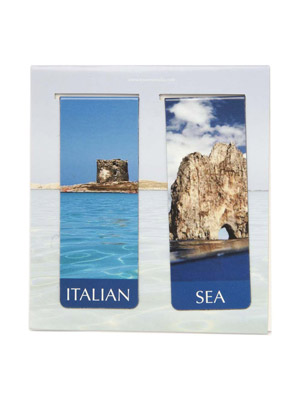 Magnete set 2 segnalibro Mix Mare Italy (art. 1139L17D00102)
