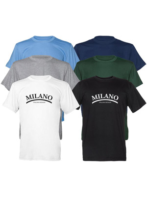 T-shirt unisex Cotone Italian Design Milano (art. 153CL09D002)