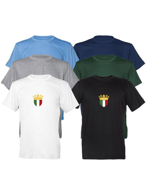 T-shirt unisex Cotone Scudo Italy  (art. 153CL30D001)