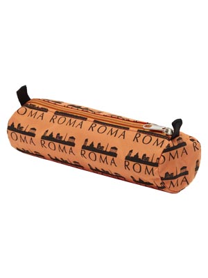 Borsa pencil case round Skyline Roma (art. 2017APL06D003)
