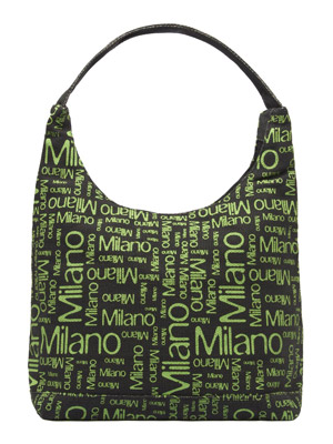 Borsa Giuly Verde Cotone Parlato Milano (art. 3014NVCL01D002)