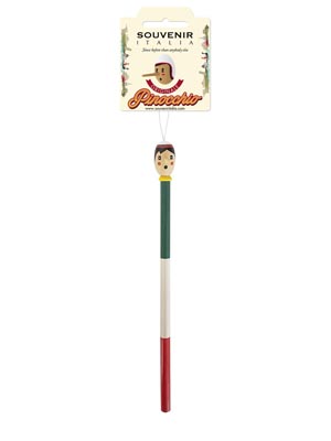 Pinocchio matita tricolore in legno (art. PIN12)