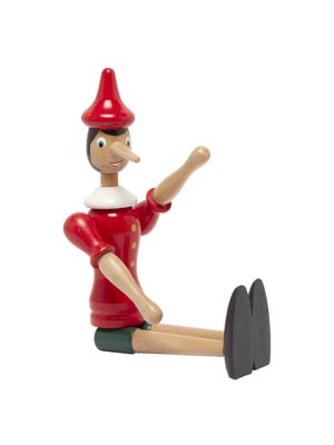 Pinocchio legno  cm. 30 (art. PIND00103)